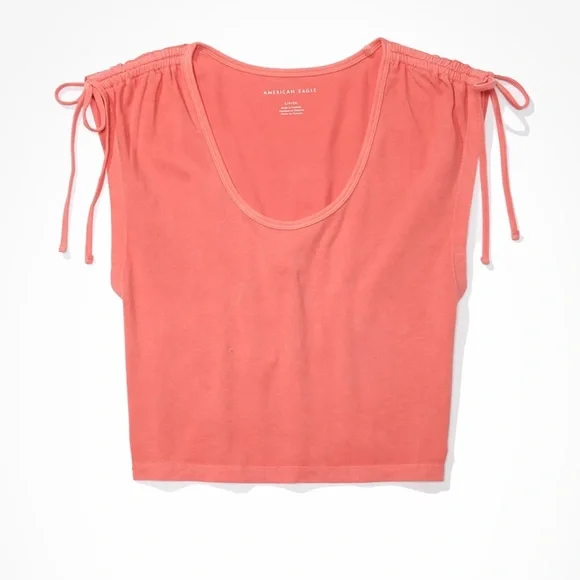 AE Cinch Shoulder Tee - Picture 4 of 5